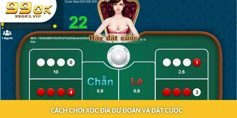 Cách chơi xóc đĩa 99OK đưa ra dự đoán và đặt tiền cược Cách chơi xóc đĩa 99OK đưa ra dự đoán và đặt tiền cược